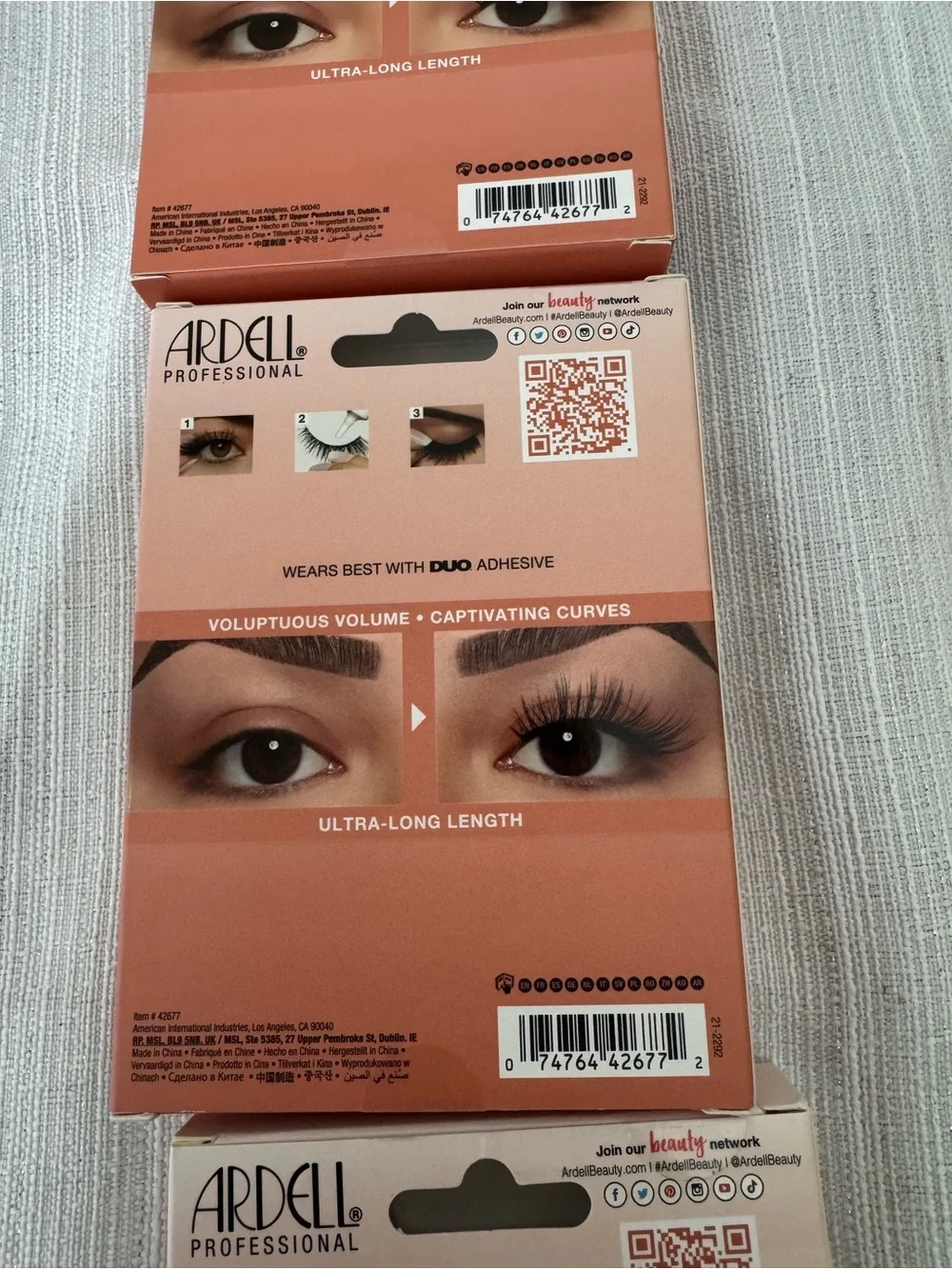 Ardell Big Beautiful Lashes BBL 3 packs— Black (4 Pairs)